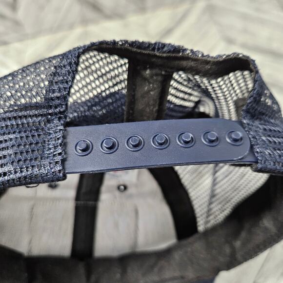 Over Under Not Made In China Truck Snapback Mesh Navy - Picture 2 of 3